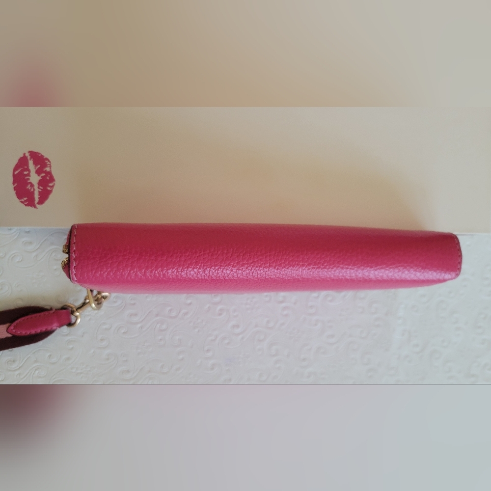 Coach Pink Accodian Wallet Wristlet - Picture 15 of 16
